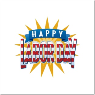 labor day holiday-Happy Labor Day- Labor Day Posters and Art